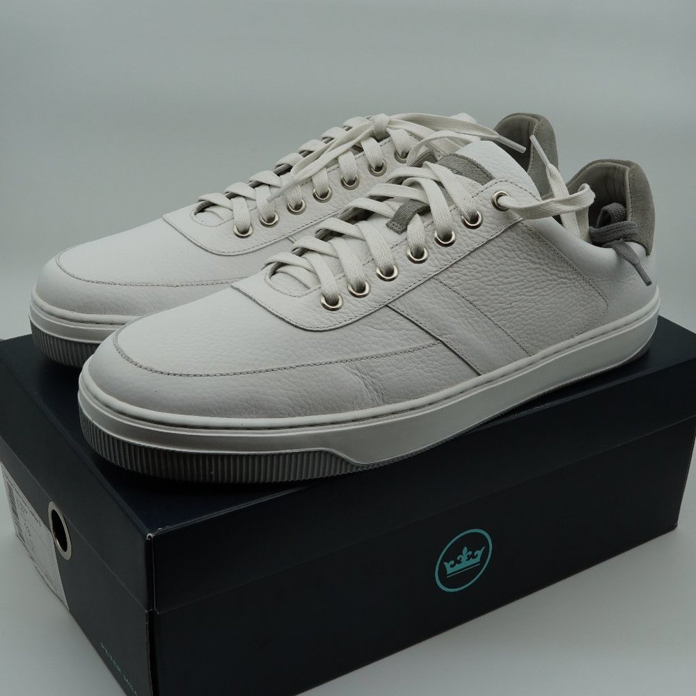 Peter Millar Vantage Pebble Grain Leather Sneaker - 13 M
